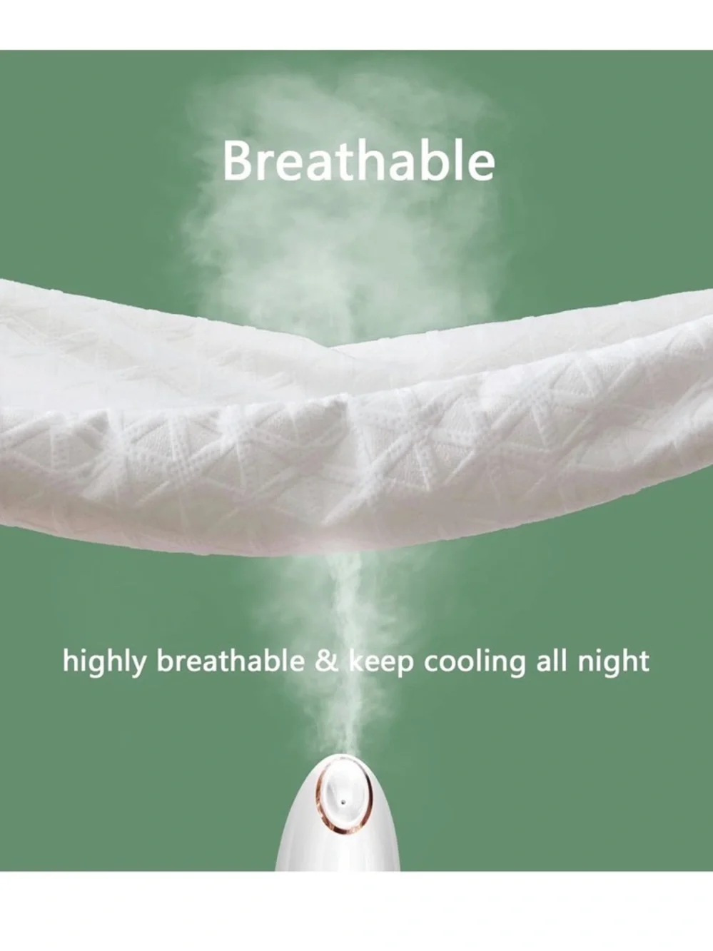 NIB Gopoony Premium Waterproof Mattress Protector,Twin,White,Deep Pocket,Cooling